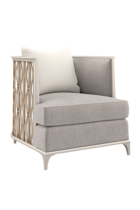 Gray Statement Lounge Chair | Caracole Back In Style | Caracole.eu.com
