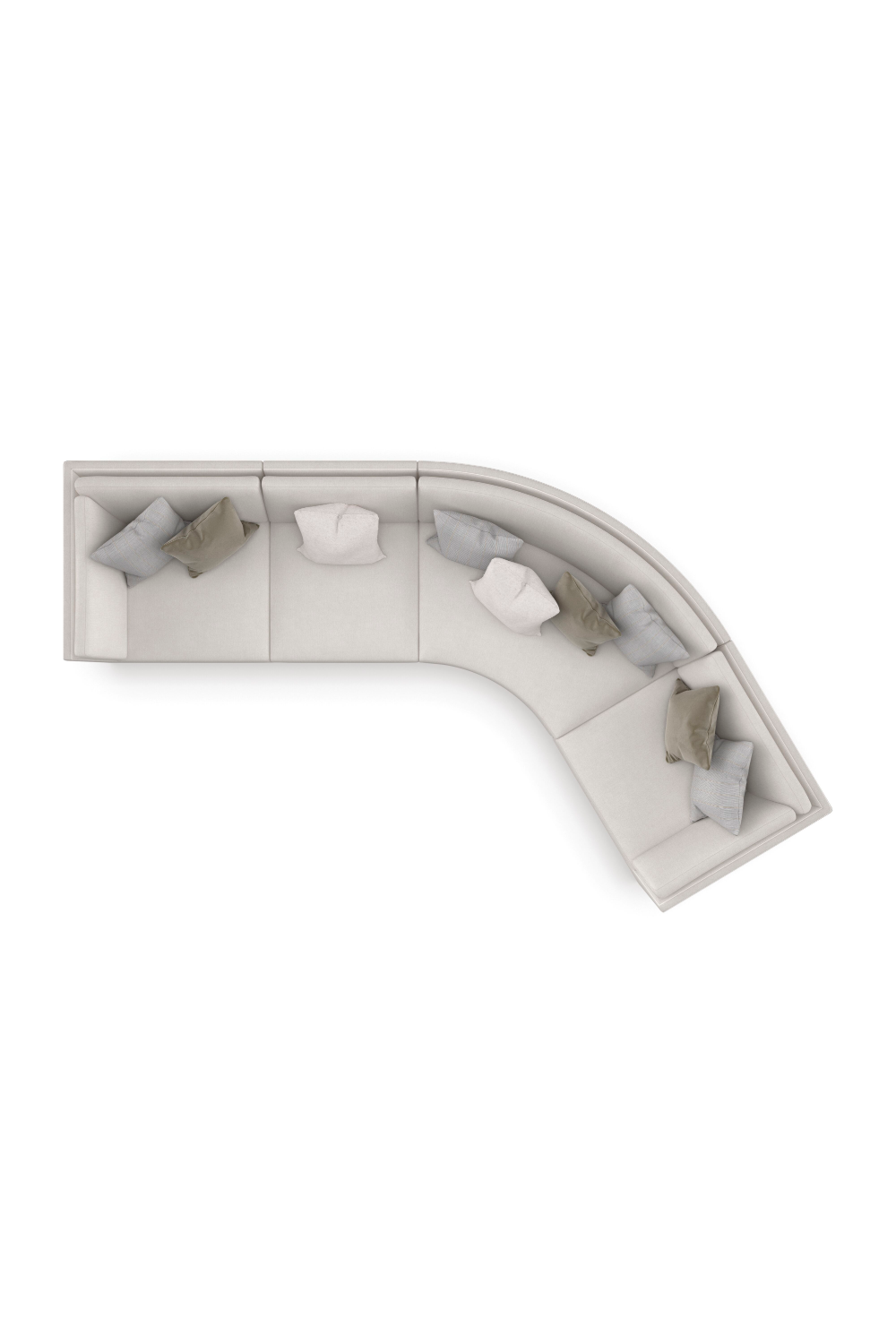 Modern Chenille Modular Sofa | Caracole Deep Retreat | Caracole.eu.com