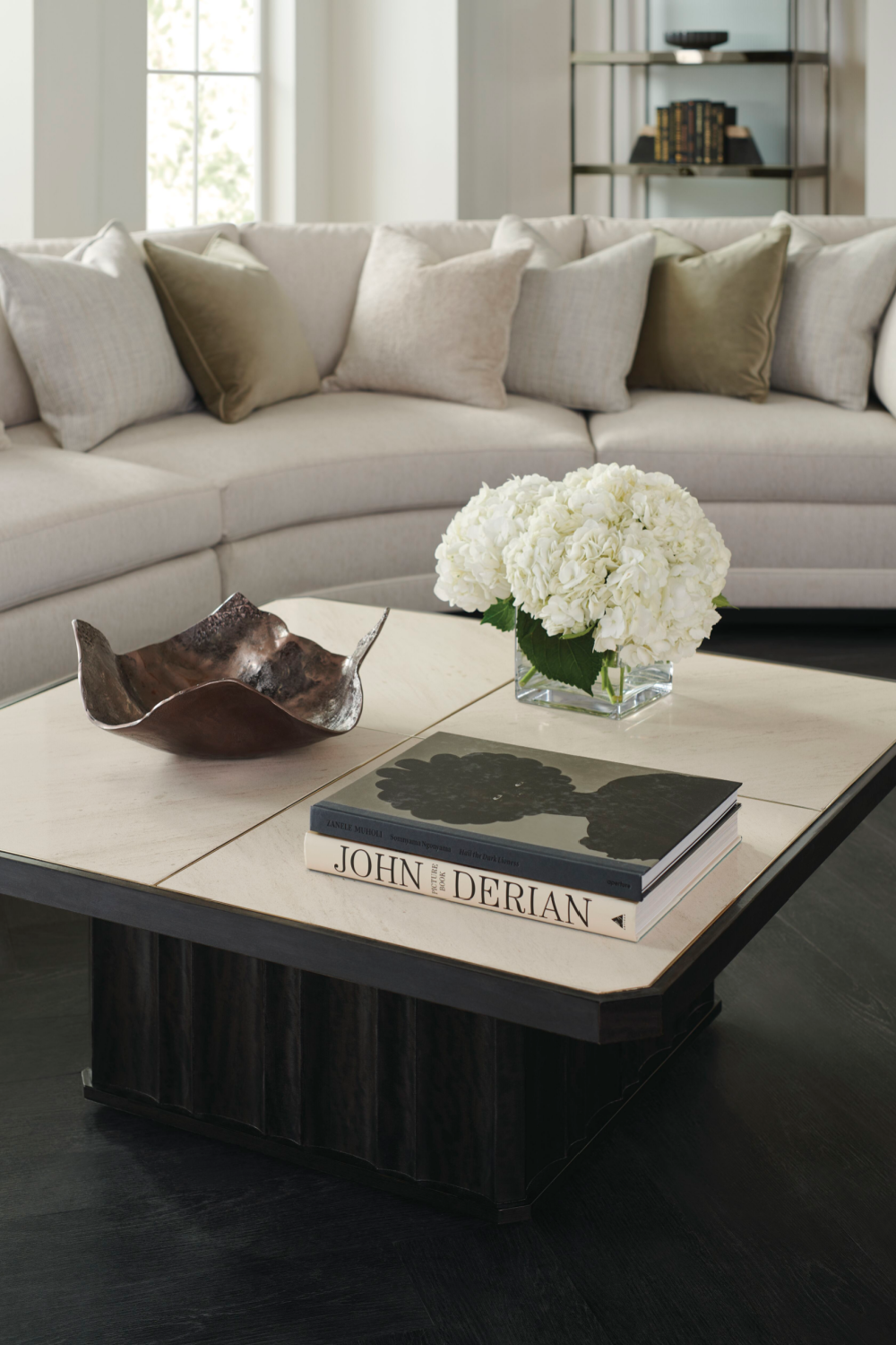 Modern Chenille Modular Sofa | Caracole Deep Retreat | Caracole.eu.com
