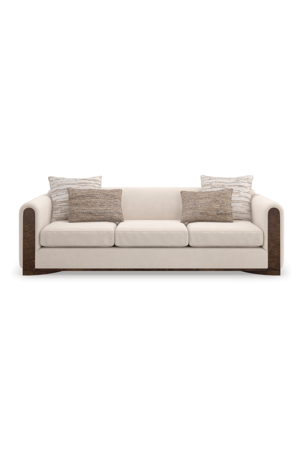 Cream Velvet Sofa | Caracole Dimitri | Caracole.eu.com