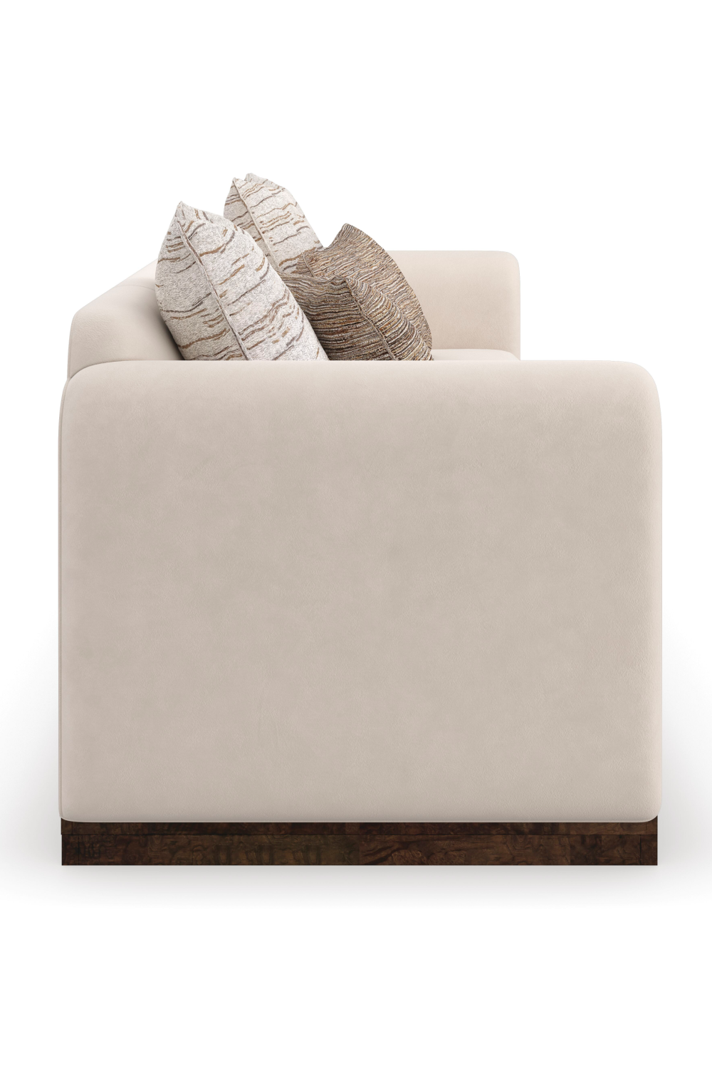 Cream Velvet Sofa | Caracole Dimitri | Caracole.eu.com