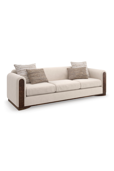 Cream Velvet Sofa | Caracole Dimitri | Caracole.eu.com
