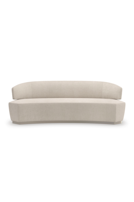 Curved Velvet Sofa | Caracole Olympia | Caracole.eu.com