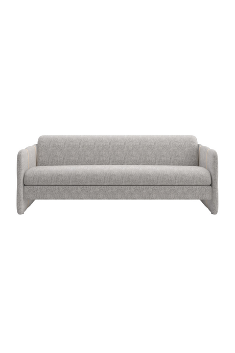 Taupe Leather Strapped Sofa | Caracole Cigar Club | Caracole.eu.com