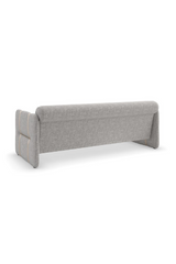 Taupe Leather Strapped Sofa | Caracole Cigar Club | Caracole.eu.com