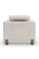 Woven Fabric Lounge Chair | Caracole Counter Balance | Caracole.eu.com