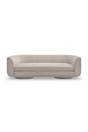 Taupe Velvet Curved Sofa | Caracole Clipper | Caracole.eu.com