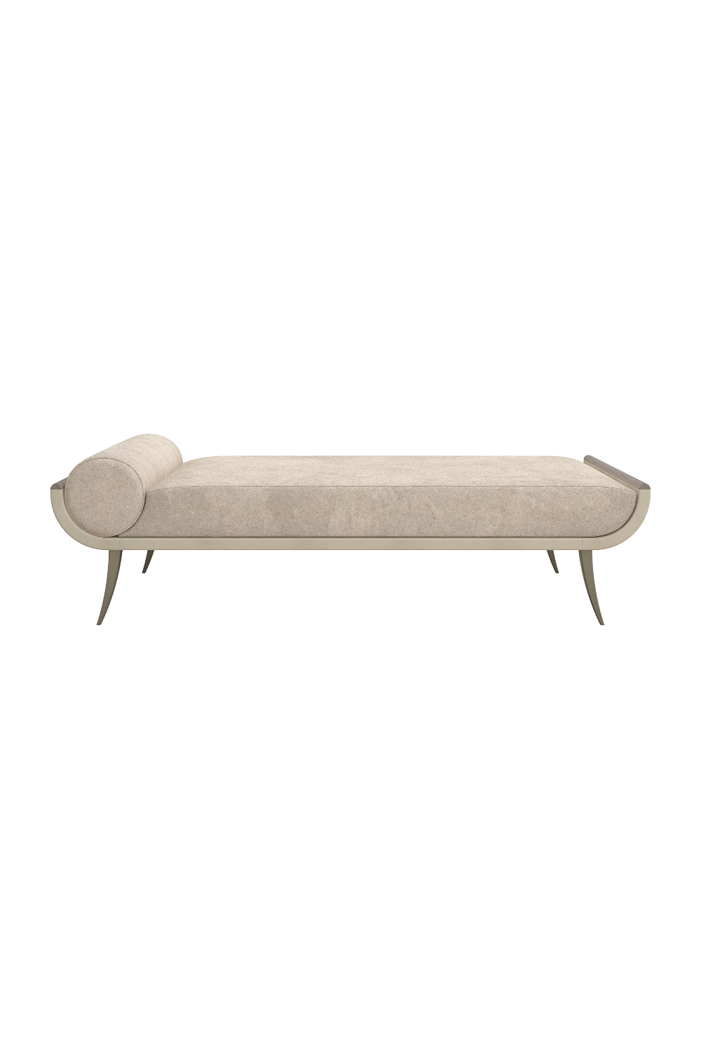 Cream Velvet Chaise | Caracole Nice | Caracole.eu.com