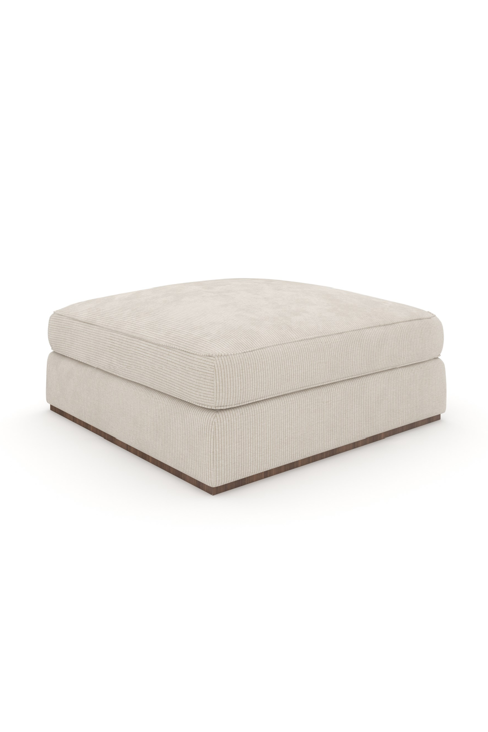 Upholstered Square Ottoman | Caracole Bello | Caracole.eu.com