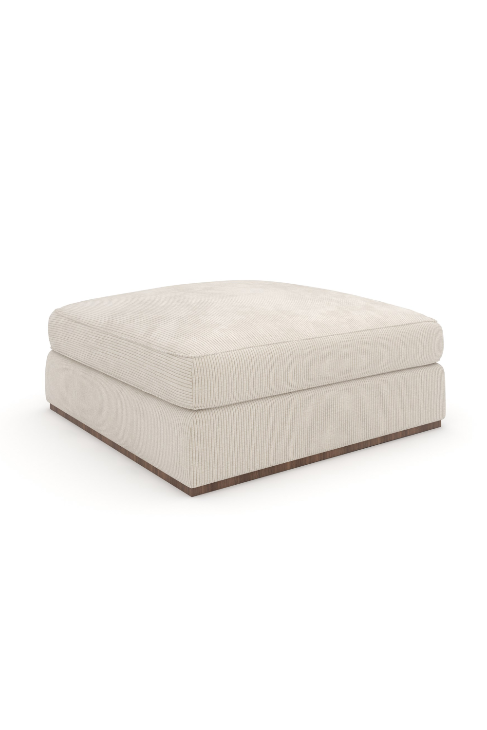 Upholstered Square Ottoman | Caracole Bello | Caracole.eu.com