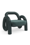 Glossy Twisted Accent Chair | Caracole Gelee  | Caracole.eu.com
