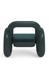 Glossy Twisted Accent Chair | Caracole Gelee  | Caracole.eu.com