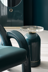 Glossy Twisted Accent Chair | Caracole Gelee  | Caracole.eu.com