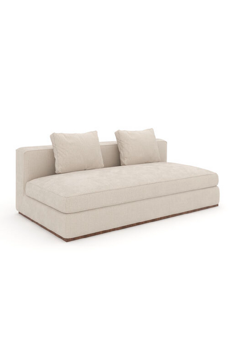 White Upholstered Modular Sofa | Caracole Bello