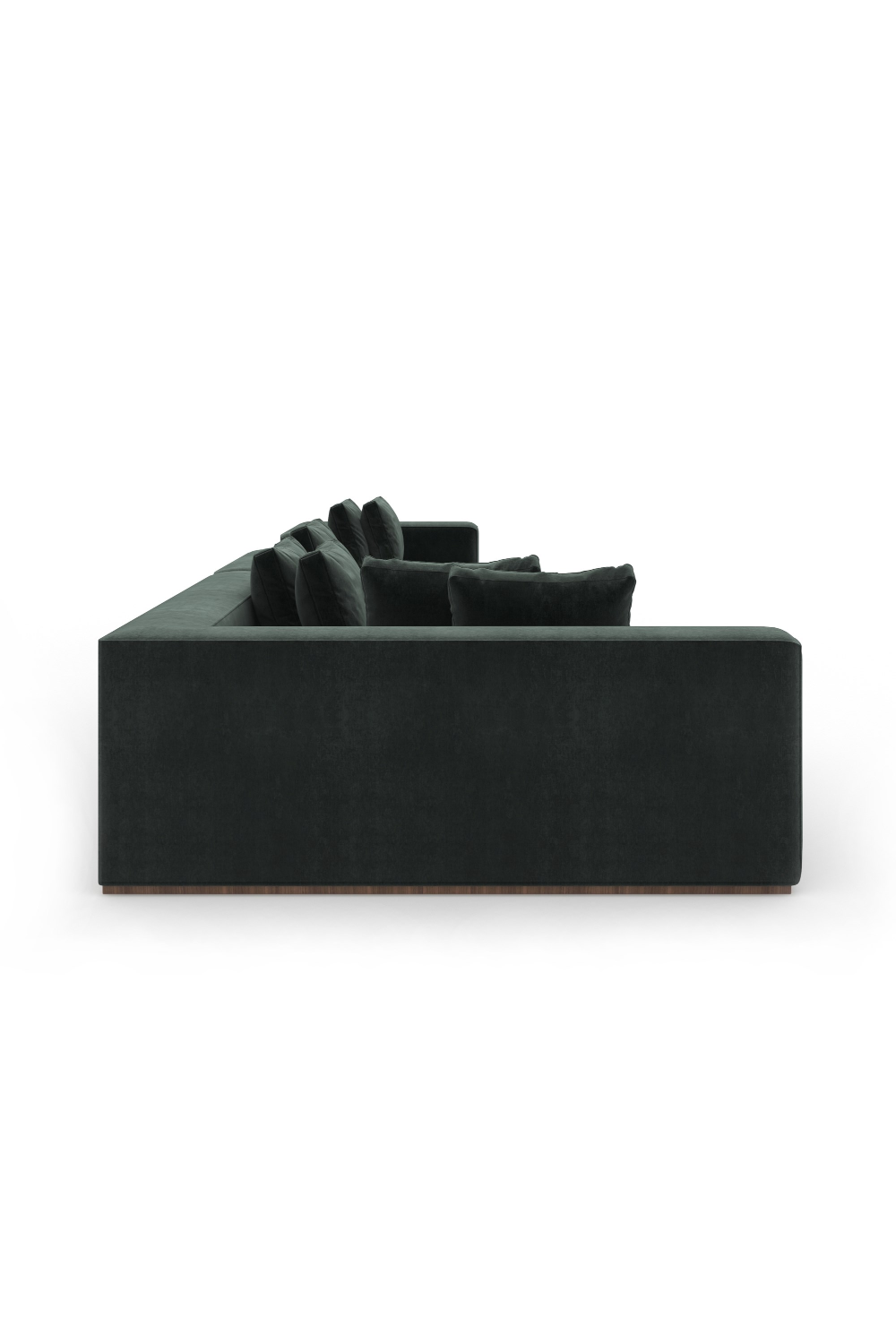 Black Sectional Sofa with Chaise | Caracole Bello | Caracole.eu.com