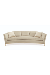 Beige Curved Sofa | Caracole Bend The Rules | Caracole.eu.com