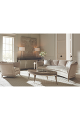 Beige Curved Sofa | Caracole Bend The Rules | Caracole.eu.com