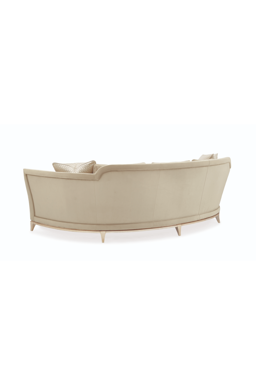 Beige Curved Sofa | Caracole Bend The Rules | Caracole.eu.com