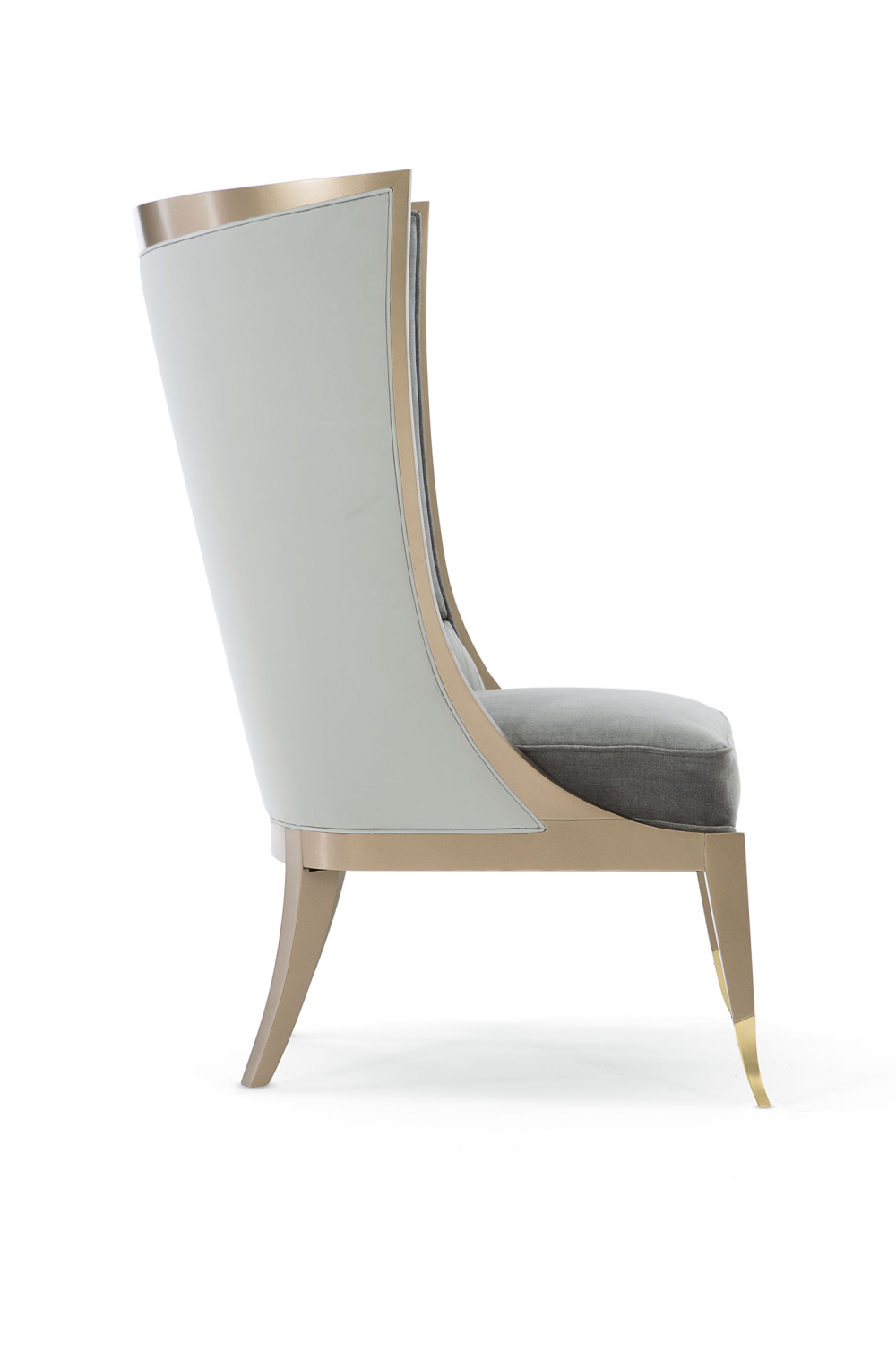 Gray Modern Wingback Chair | Caracole Pop Your Collar | Caracole.eu.com