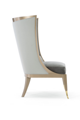 Gray Modern Wingback Chair | Caracole Pop Your Collar | Caracole.eu.com