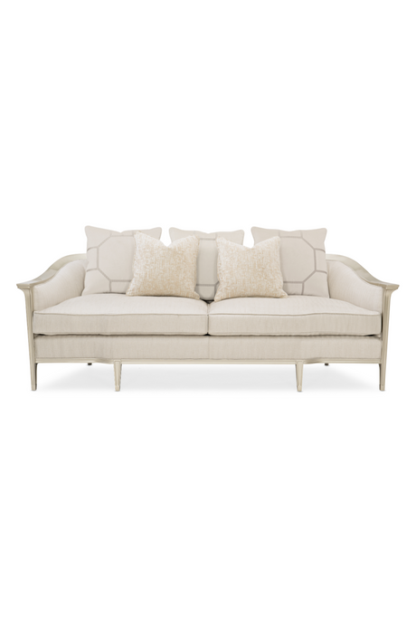 Cream Sofa With Cushions | Caracole Eaves Drop | Oroa.com