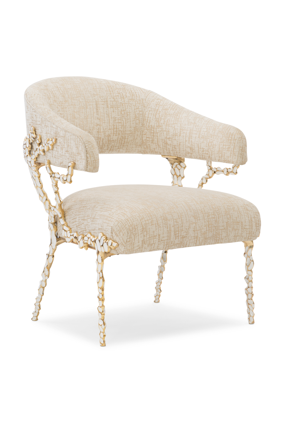Embellished Modern Armchair | Caracole Glimmer of Home | Caracole.eu.com