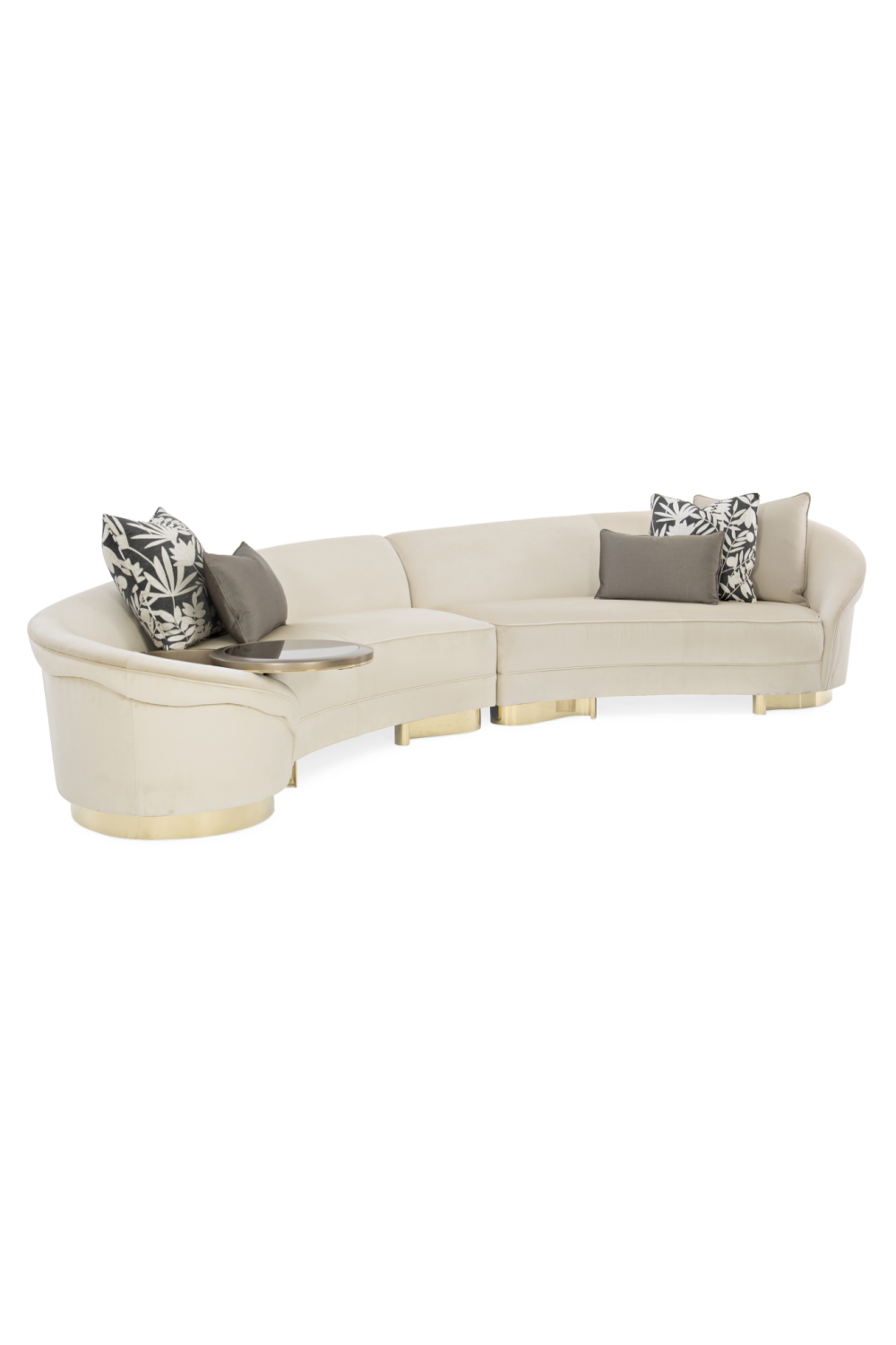 Curved Modern Sectional Sofa | Caracole Grand Opening | Caracole.eu.com