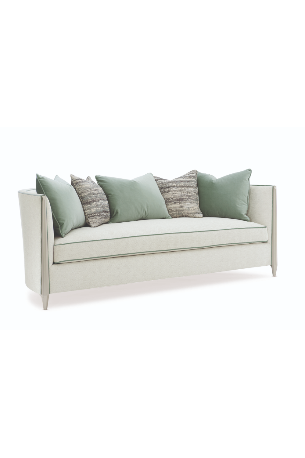 Green Piped Sofa | Caracole Piping Hot | Caracole.eu.com