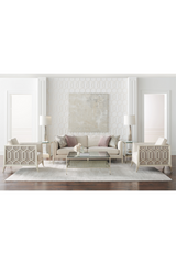 Carved Metal Lounge Chair | Caracole Just Duet | Caracole.eu.com