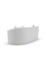 Light Gray Curved Sofa | Caracole Ahead Of The Curve | Caracole.eu.com