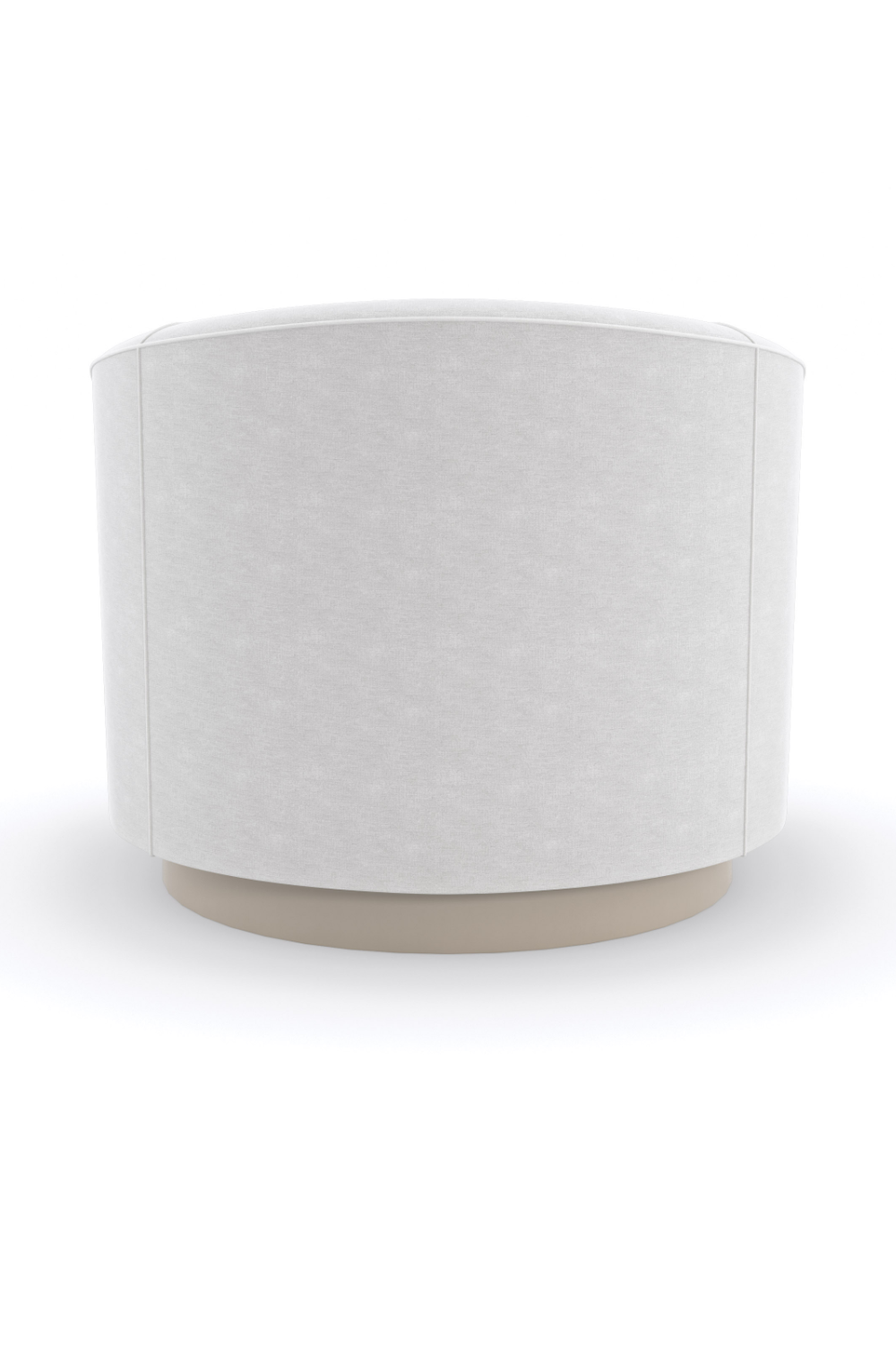 White Chenille Swivel Chair | Caracole Ahead of the Curve | Caracole.eu.com