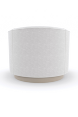 White Chenille Swivel Chair | Caracole Ahead of the Curve | Caracole.eu.com
