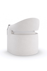 White Modern Accent Chair | Caracole Dinner Roll | Caracole.eu.com