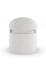 White Modern Accent Chair | Caracole Dinner Roll | Caracole.eu.com