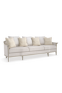 White Herringbone Upholstered Sofa | Caracole Eaves Drop 110 | Caracole.eu.com