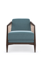 Blue Velvet Occasional Chair | Caracole Rope Me In | Caracole.eu.com