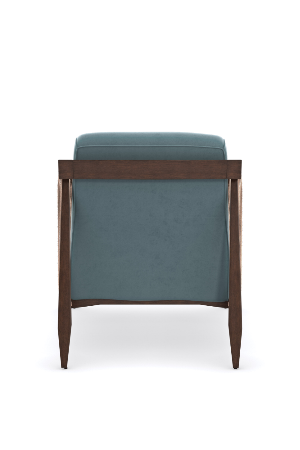 Blue Velvet Occasional Chair | Caracole Rope Me In | Caracole.eu.com