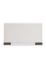 White Chenille Modular Chair | Caracole Lounge Around | Caracole.eu.com