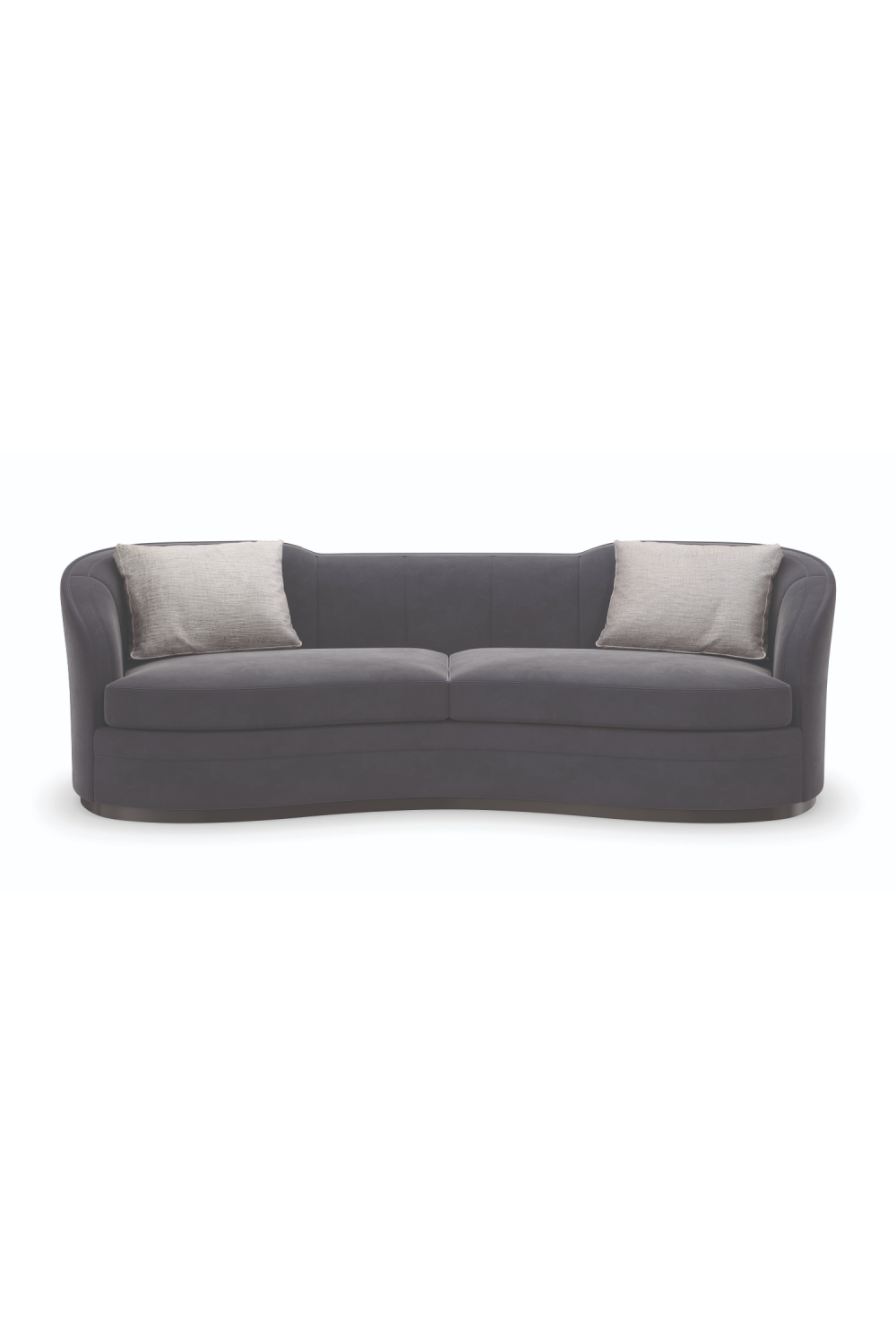 Black Organic-Shaped Sofa | Caracole Eclipse | Caracole.eu.com
