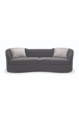 Black Organic-Shaped Sofa | Caracole Eclipse | Caracole.eu.com