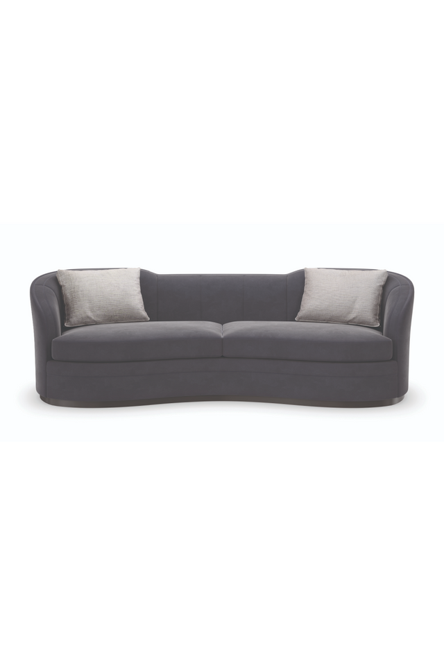 Black Organic-Shaped Sofa | Caracole Eclipse | Caracole.eu.com