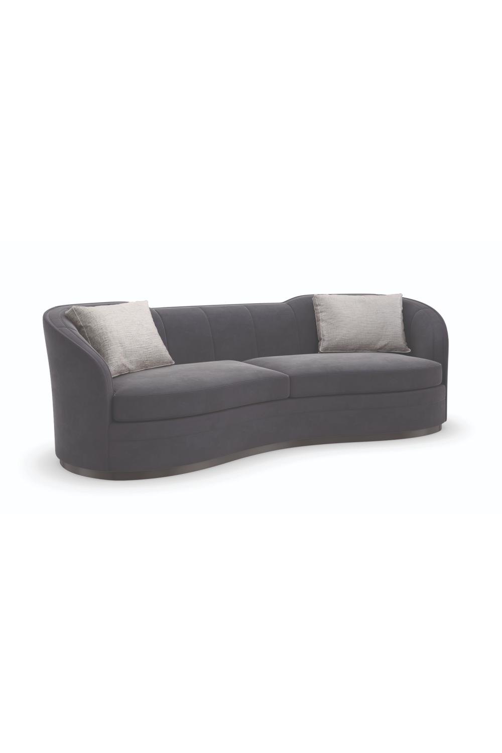 Black Organic-Shaped Sofa | Caracole Eclipse | Caracole.eu.com