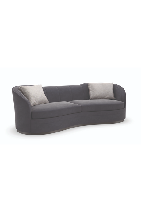 Black Organic-Shaped Sofa | Caracole Eclipse | Caracole.eu.com