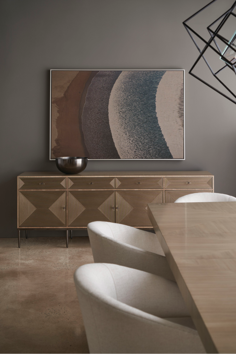 Ivory Fabric Accent Chair | Caracole Dune | Caracole.eu.com
