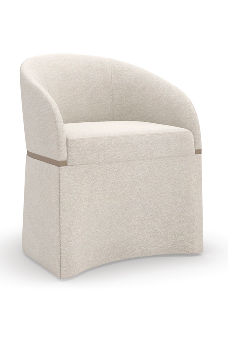 Ivory Fabric Accent Chair | Caracole Dune | Caracole.eu.com