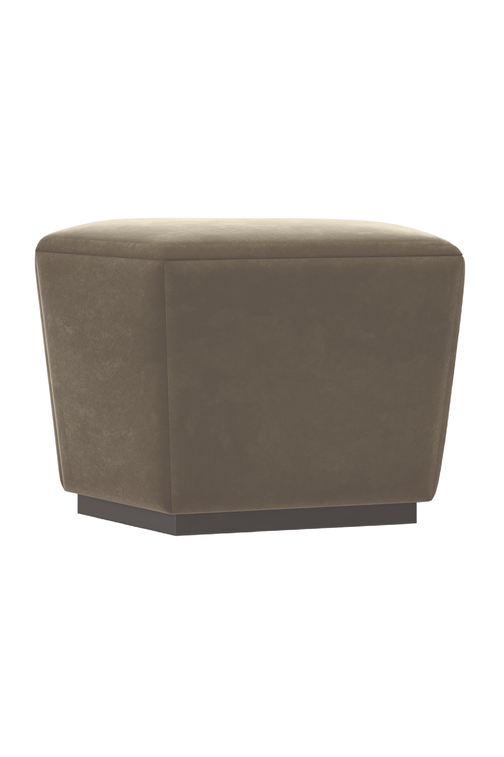 Mohair Storage Ottoman | Caracole Castor | Caracole.eu.com