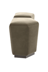 Mohair Storage Ottoman | Caracole Castor | Caracole.eu.com