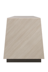Faceted Modern Ottoman | Caracole Gemini | Caracole.eu.com
