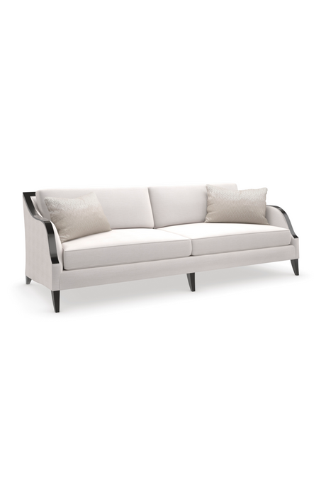Cream Basketweave Sofa | Caracole Pitch Perfect | Caracole.eu.com