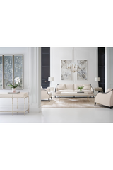 Cream Basketweave Sofa | Caracole Pitch Perfect | Caracole.eu.com